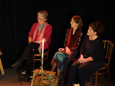Haberhaus in Schaffhausen mit Therese Gilg und Annette Gallmann, November 2021